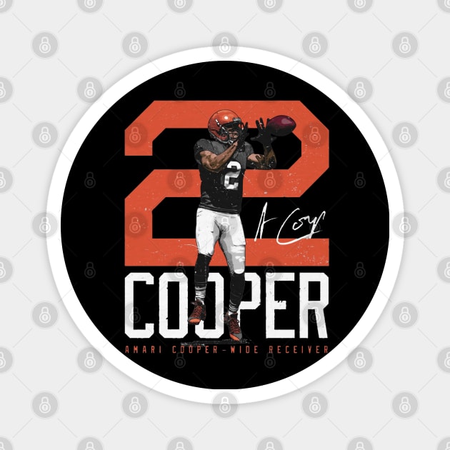 Amari Cooper Cleveland Bold Number Magnet by Chunta_Design